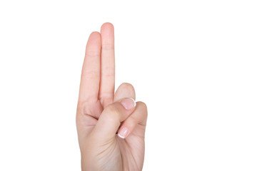 два средних пальца. два пальца в девушке. жесты. рожки из пальцев. два пальца.