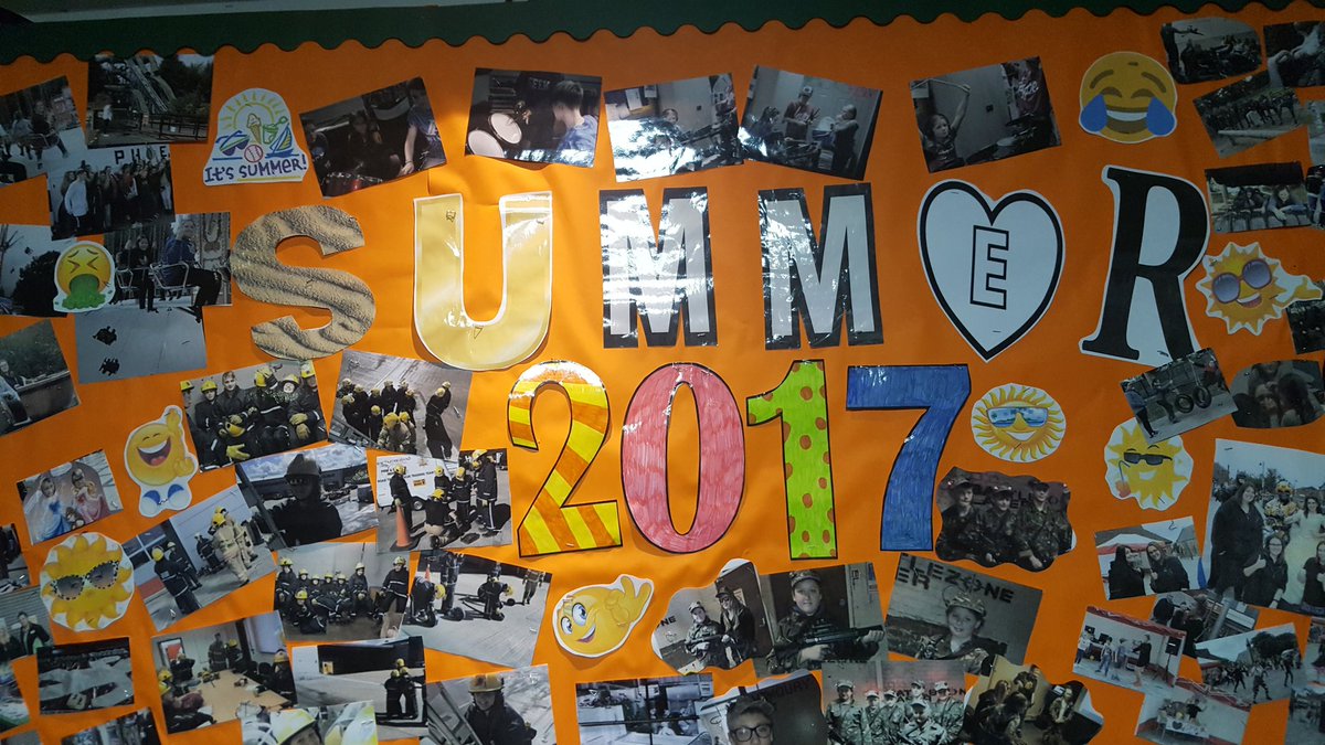 SilxTeen's tweet photo. Summer 2017 display ready for celebration #trips #projects #activities #diversion #loadsof fun https://t.co/MnKBVT3bpC