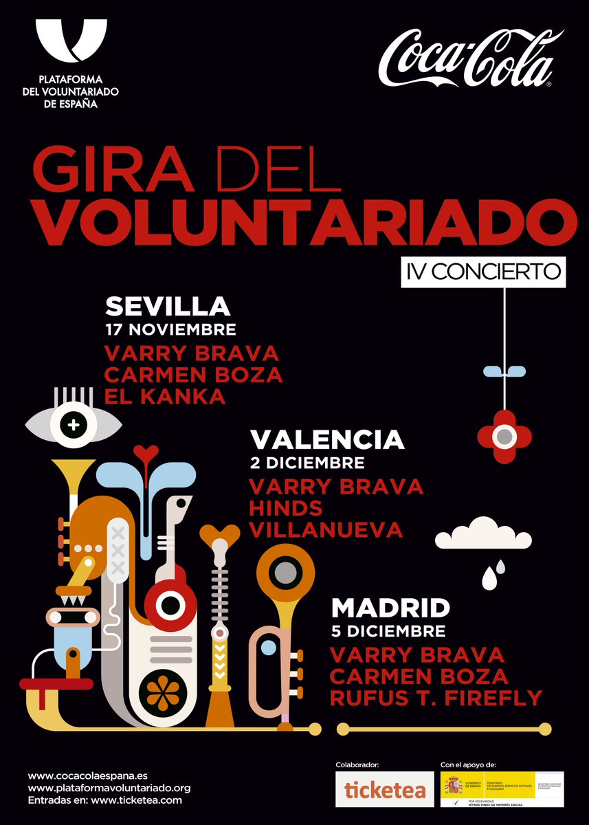 Despedimos 2017 junto con <a href="/holamellamoboza/">Carmen Boza</a>, <a href="/El_Kanka/">El Kanka</a>, <a href="/_RufusTFirefly_/">Rufus T. Firefly</a>, <a href="/hindsband/">hind𝓼 ☻</a>, <a href="/VILLANUEVAmusic/">Villanueva</a>
Entradas: 👉 goo.gl/zC5YLy