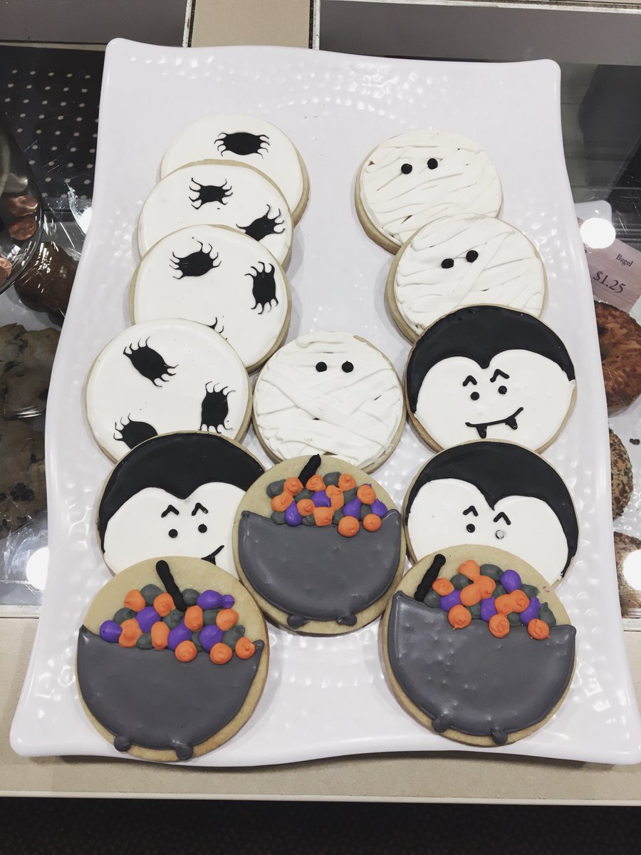 cwacmilwaukee's tweet photo. Halloween right around the corner so stop by for one of our spooky cookies from August Sweets before they’re gone #sweettreats https://t.co/pbM2nZsPkk