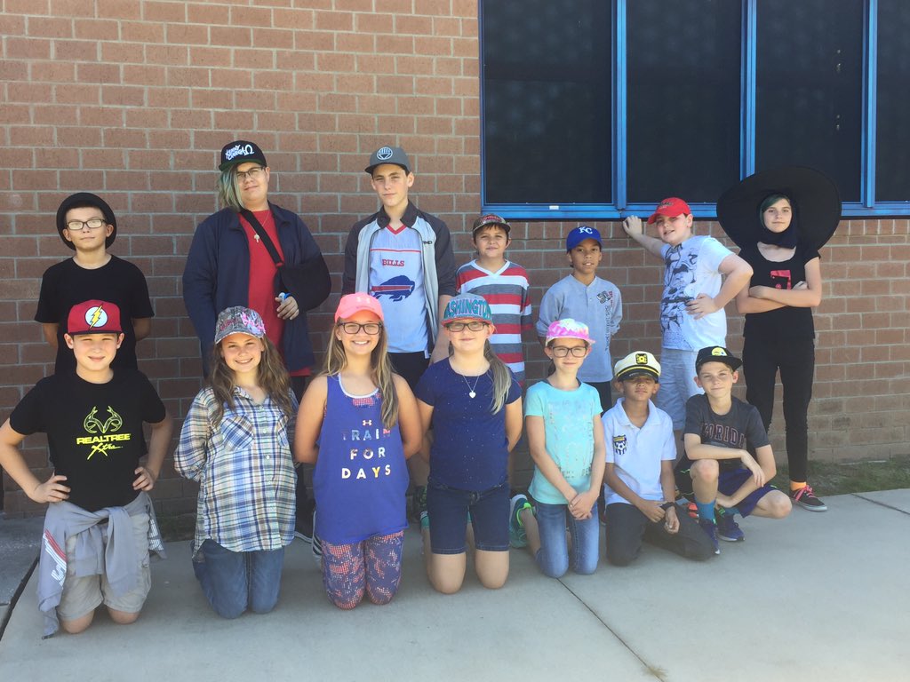 CRPSMrGutierrez's tweet photo. Beginning Band Hat day! #csmsriseup #falconsallin #hatday https://t.co/E9ARiMbq8A