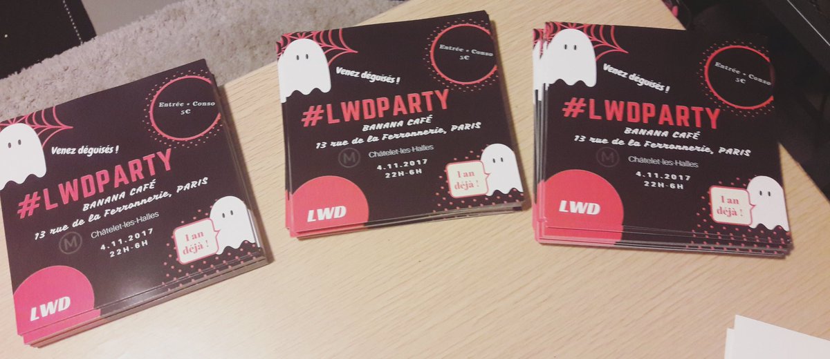 LWDFrance's tweet photo. On est presque prêt! Et vous ? #LWDParty #Halloween #1an https://t.co/9lMGj6Xav5