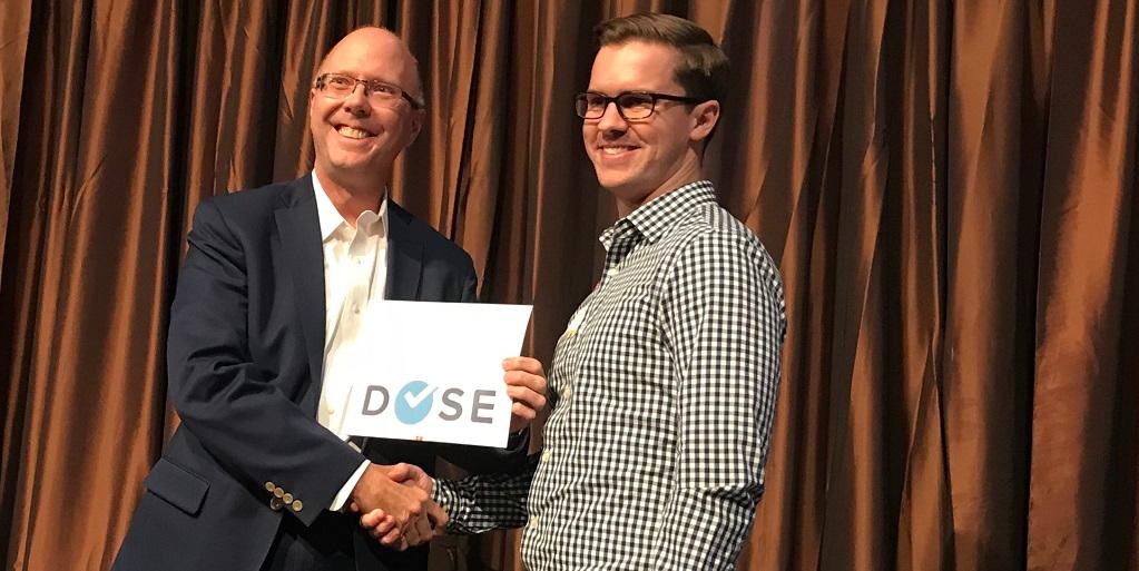 Securian's tweet photo. And the winner is @doseanywhere. See why they won our $10K @MinnesotaCup prize: https://t.co/jM4MLtJqYk #MNCup2017 https://t.co/jwIJNdIsxb