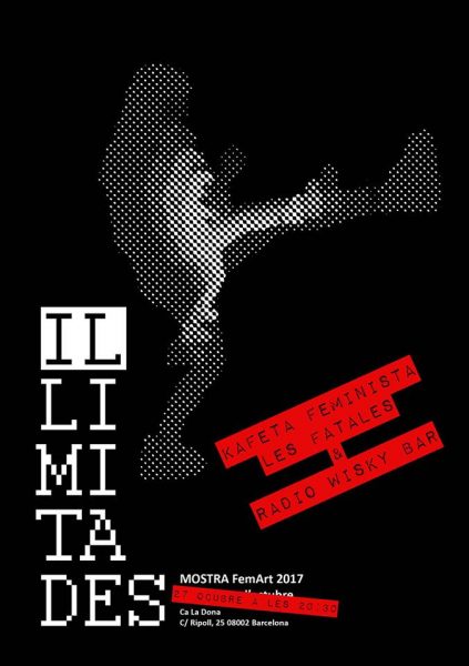 caladona's tweet photo. [DIVENDRES] 
Actes i festa de cloenda de FemArt'17: Il·limitades
Dance Here Project @franclvg  @LeSFATALeS Belo C. Atance Radio Whisky Bar https://t.co/bRmMlSrrg0