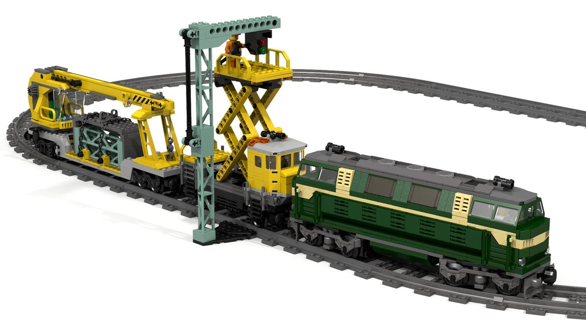lego rail yard