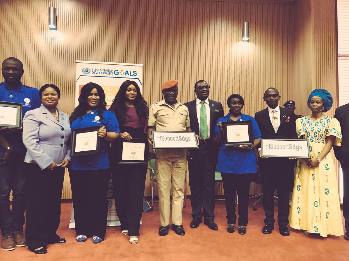 ossap_sdgs's tweet photo. Meet our SDG Ambassadors @ALIBABAGCFR @Realomosexy @jokesilva @Tejubabyfacetv @chigurl Danjuma #Action4SDGNg #UNDAYNG https://t.co/9rxoC6O0XN