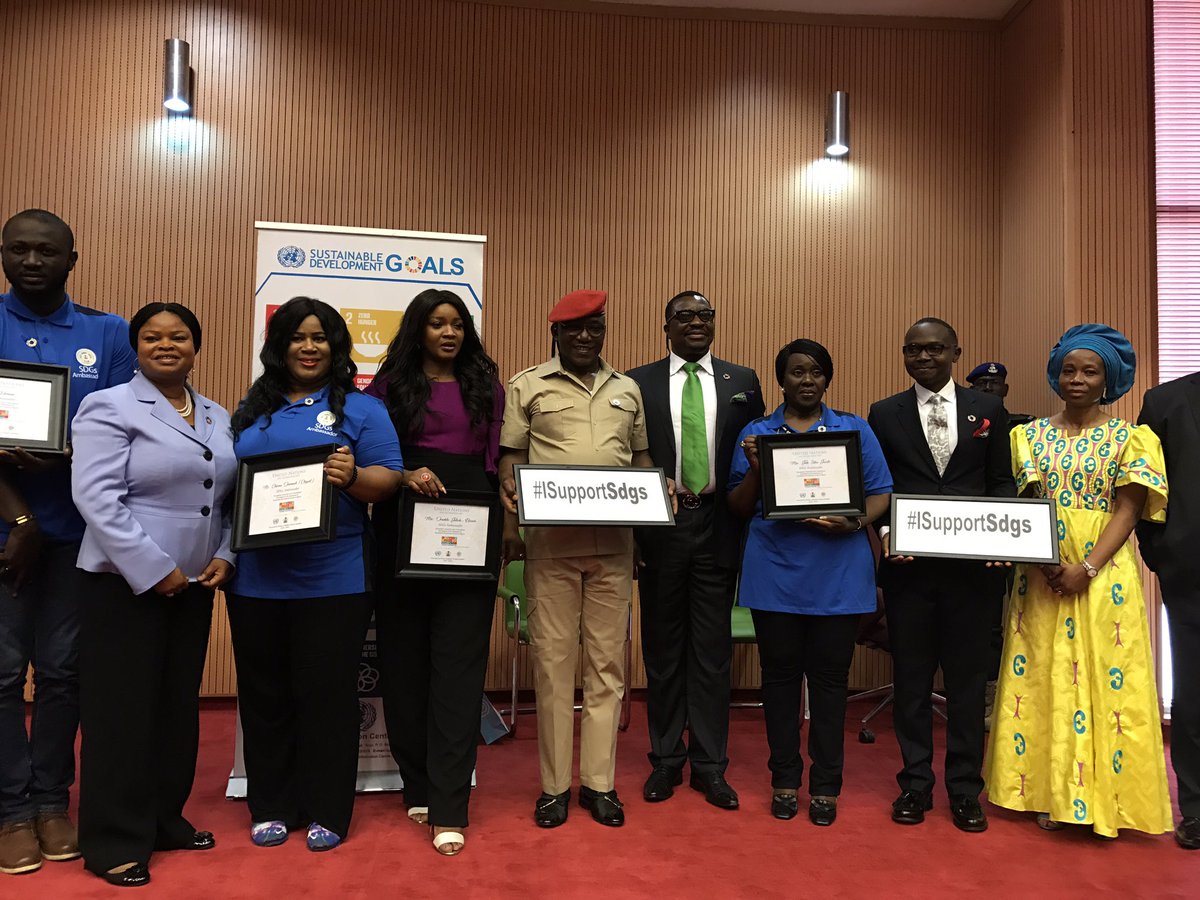 ossap_sdgs's tweet photo. Meet our SDG Ambassadors @ALIBABAGCFR @Realomosexy @jokesilva @Tejubabyfacetv @chigurl Danjuma #Action4SDGNg #UNDAYNG https://t.co/9rxoC6O0XN