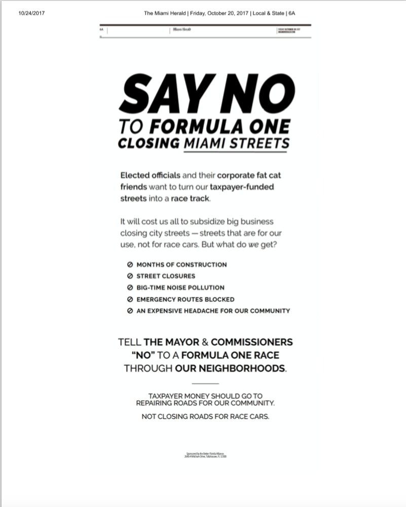 petition liberty media formula 1