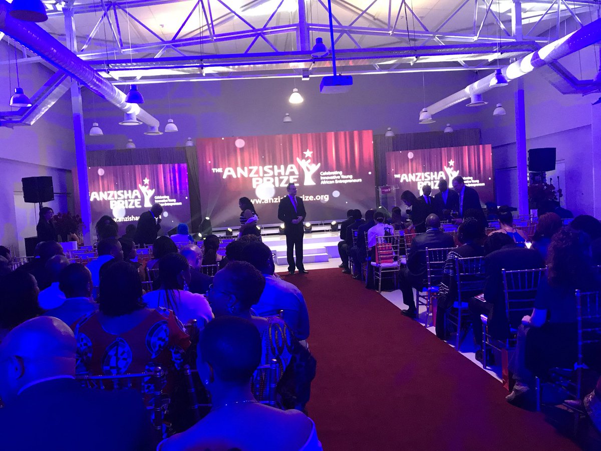 Honoured to be at the <a href="/ALAcademy/">ALA</a> #Anzisha Awards tonight. Incredible young African talent pioneering great business &amp; innovation for Africa.