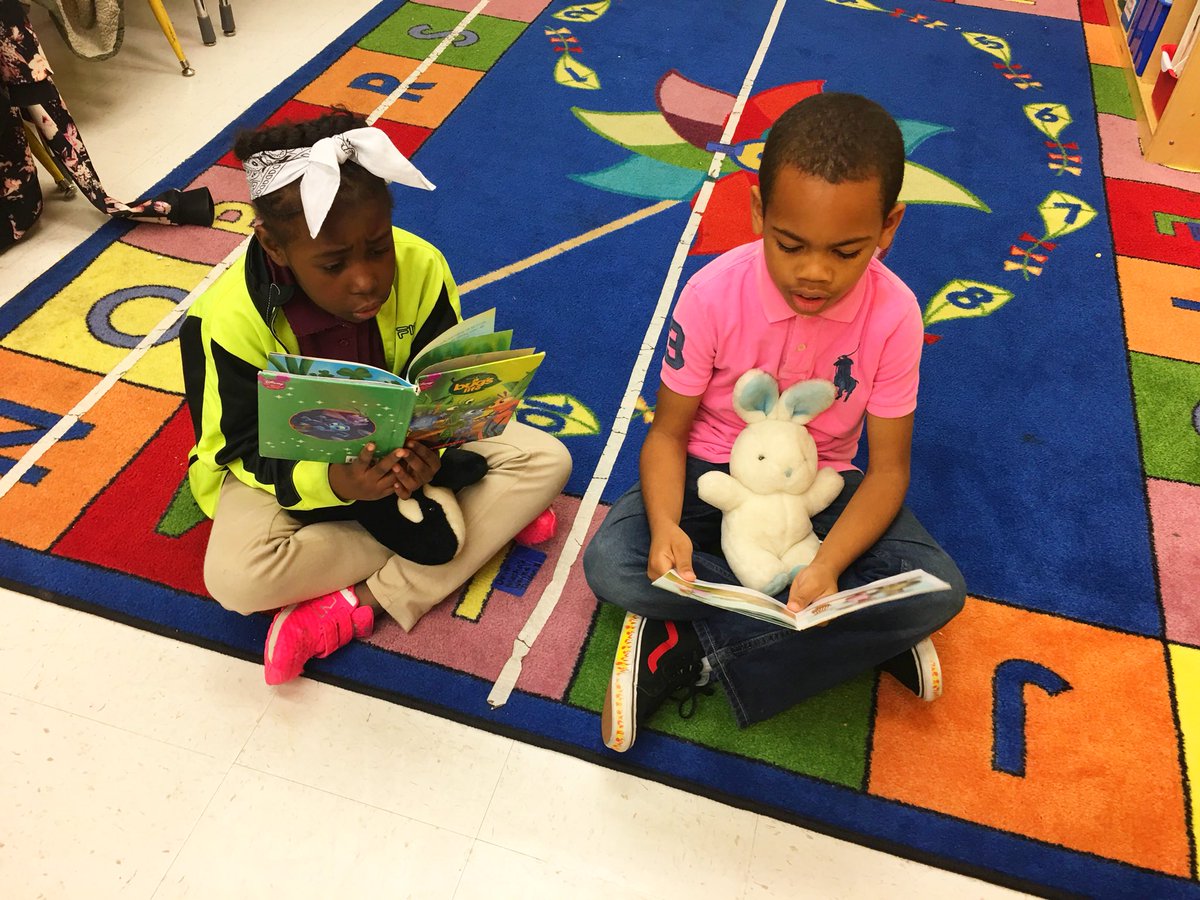 FriendshipPCS's tweet photo. Happy Tuesday! These two Friendship Southeast Elementary Academy scholars are getting a head start in reading this morning! #FPCSExcel π https://t.co/j2aNElOpJW