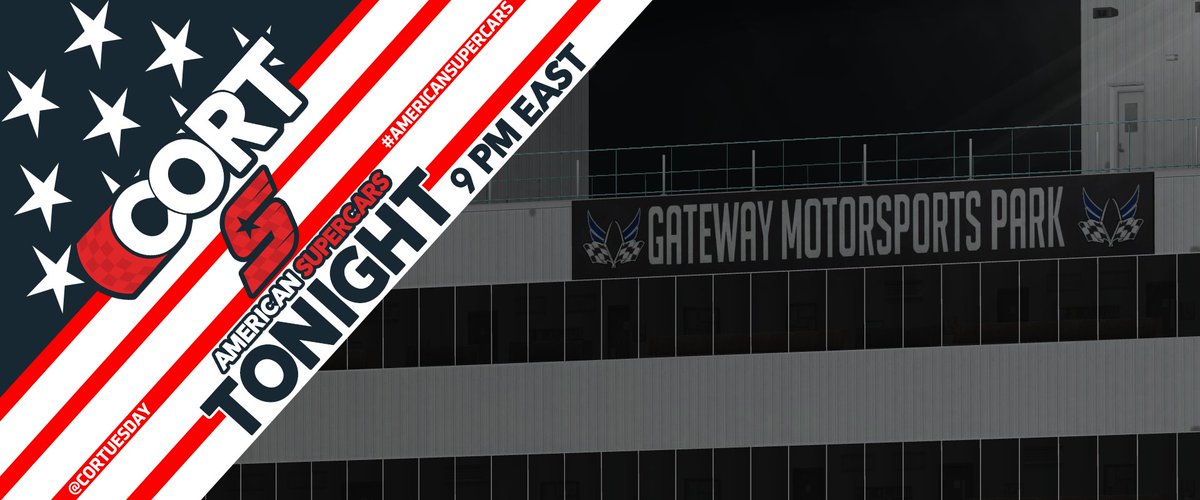CORTuesday's tweet photo. Tonight, the drivers of the CORT American Supercars are back in action under the lights at Gateway! Come on out for two 20 minute races! https://t.co/efbdbNWXlp