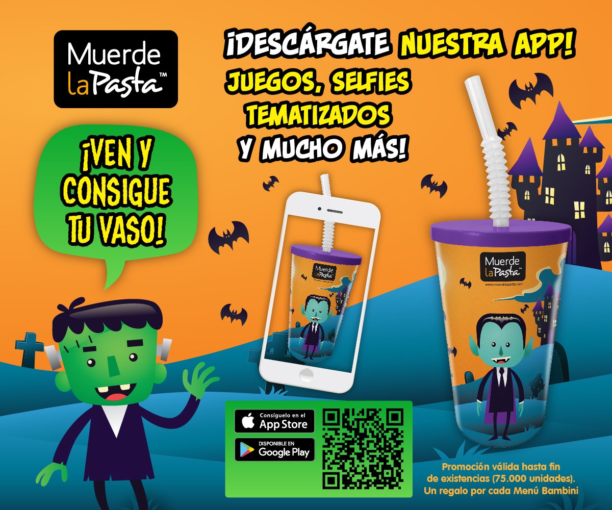MuerdeLaPasta's tweet photo. ¡Ven a brindar por el terror con estos nuevos vasos de Halloween de regalo! 🎃 https://t.co/TeFN4VJBD6