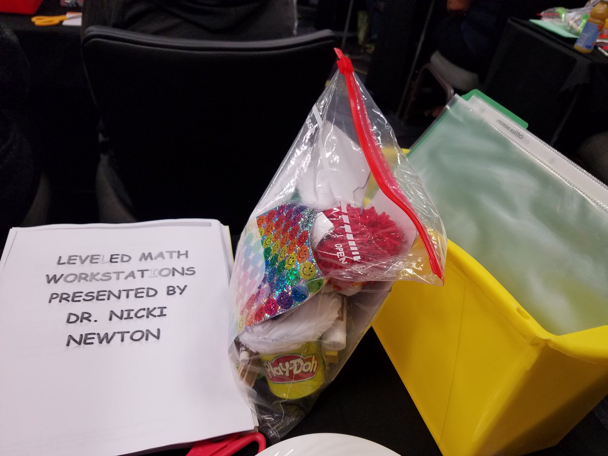 MelinaG_Math's tweet photo. Excited to have a fun-filled day of learning with @Dr.NickiNewton! @NISDMeadowVill @BridgetMadden19 #MVEInspired #guidedmathstations https://t.co/l3ErRTsmfy