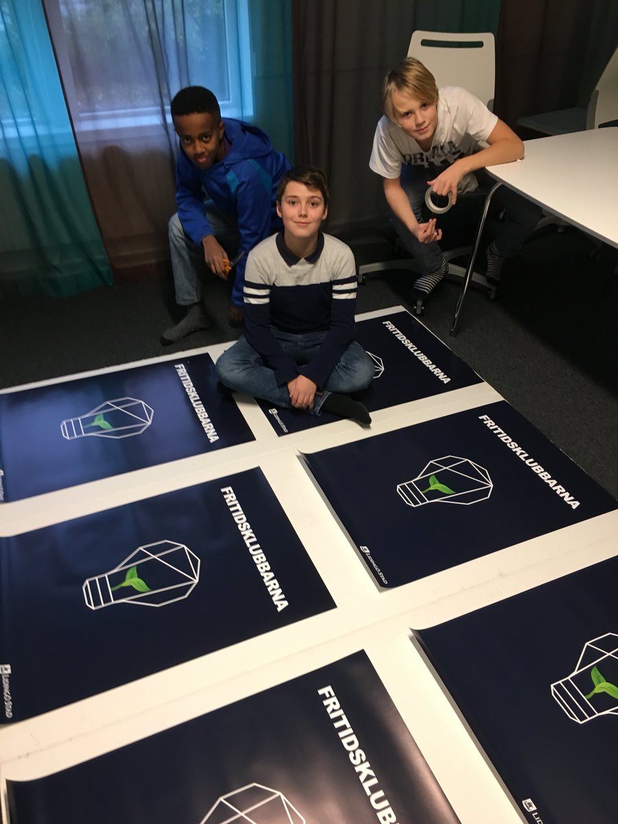 Fritidsklubben på Nova fritidsgård är i full gång att förbereda inför innovationsveckans mässa på Hersby 26/10 kl 10-14. Välkomna!