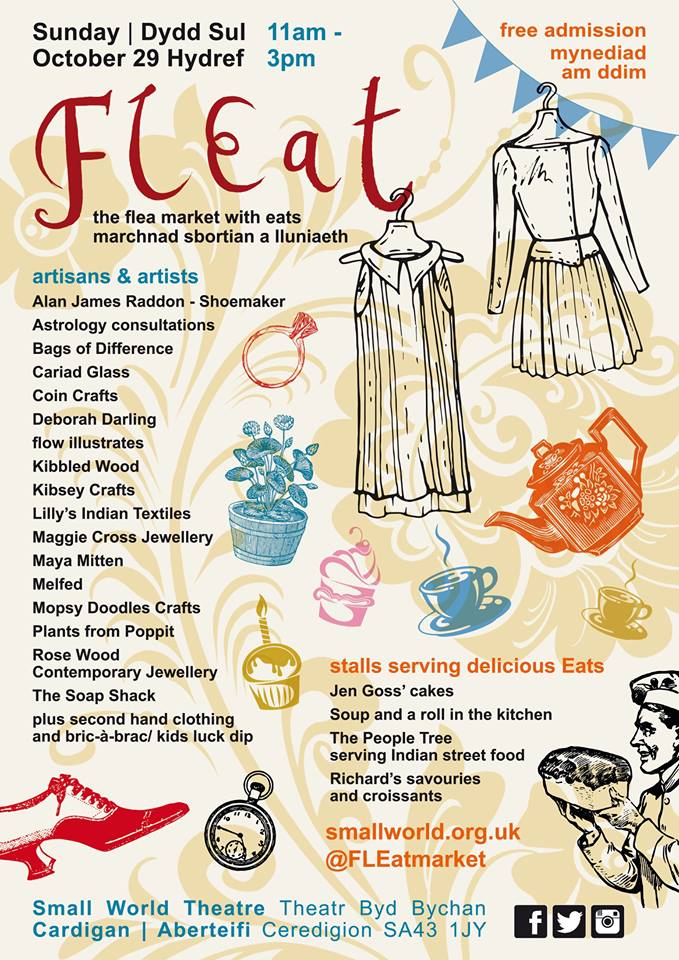 Really looking forward to <a href="/FLEatmarket/">FLEat</a> this Sunday @theatrbydbychan where I'll be sharing the <a href="/Melfed6/">Melfed</a> stall with <a href="/Wenchwear/">Carys-Hedd</a>