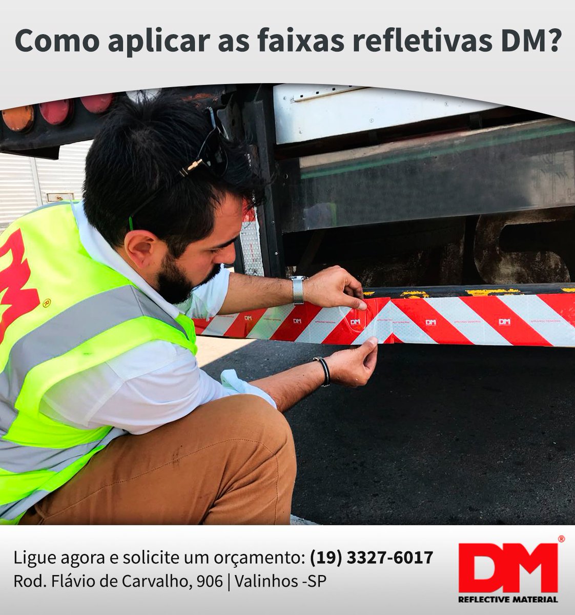 dmrefletivos's tweet photo. Clique e siga as recomendações para garantir maior durabilidade das faixas da DM Refletivos para caminhões e ônibus: https://t.co/O72NVfL0Vb 🚛😉
#aplicação #faixarefletiva #faixinha #parachoque #segurança #segurançaviária #trânsito #caminhão #ônibus #refletivos #DM https://t.co/tMCHE8f9IS