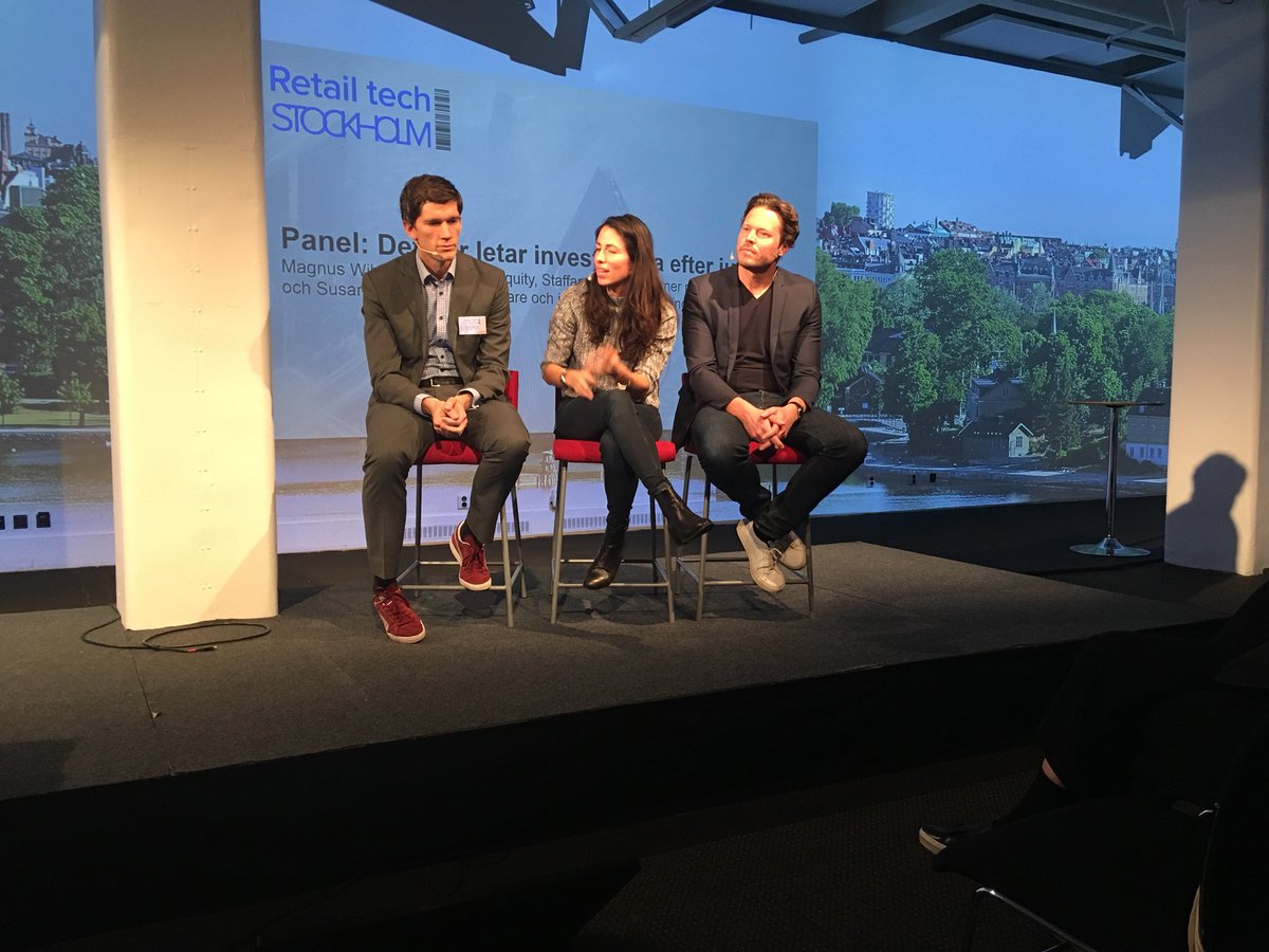 Hemfridisverige's tweet photo. Panel om Amazons etablering i Sverige. En möjlighet för varumärken enl @SusanneNajafi mfl, en utmaning för handlarna #retailtech2017 https://t.co/75lAvEfa5r