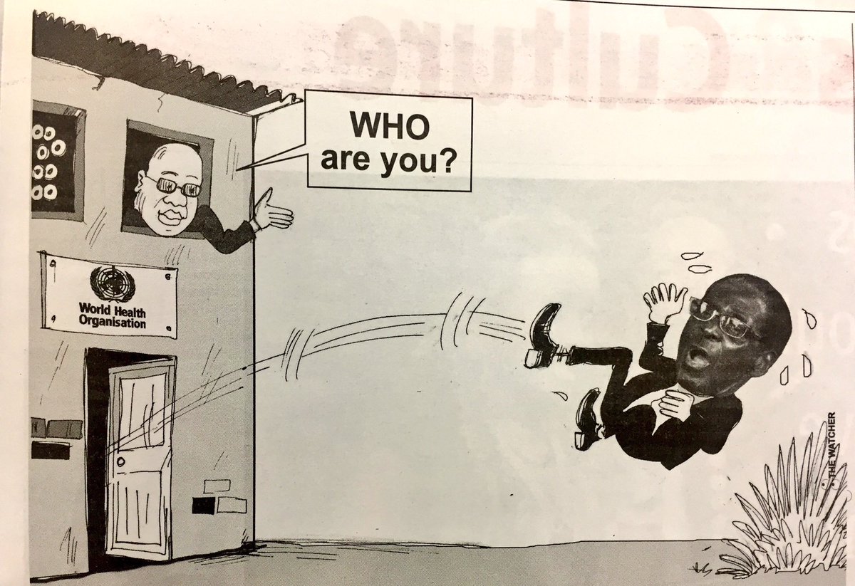 povonewstv's tweet photo. #WHO are you #Mugabe cartoon

#DearWHO #GoodwillAmbassador  #GoodwillForWHO https://t.co/k5kkJamIxK