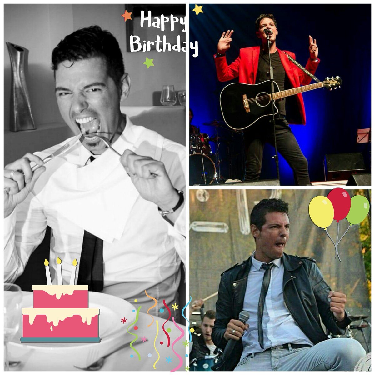 Hoy es un día de vino y rosas,cumple años nuestro querido y lindo vocalista <a href="/grayonay/">Luismi Grayonay</a> <a href="/lostarifaplana/">Tarifa Plana</a> felicidades! Disfruta😊Te queremos😊😍😘