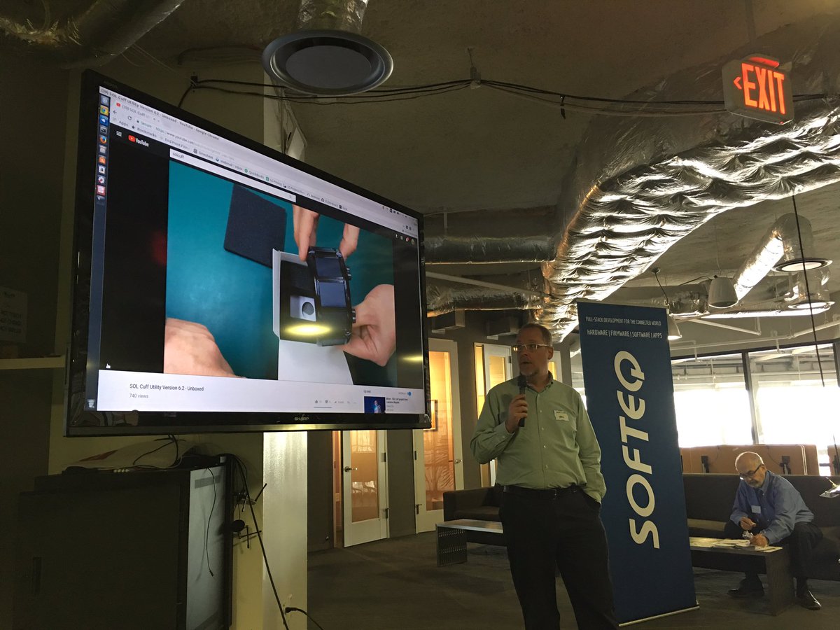 DavidShaevel's tweet photo. #SolCuff presenting at Austin @TechBreakfast hosted by @CapitalFactory https://t.co/3RzNU4bn0j