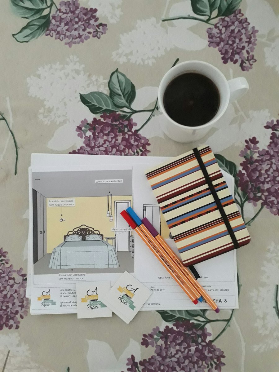 TimeAPDP's tweet image. O café e o projeto ❤ #Designdeinteriores