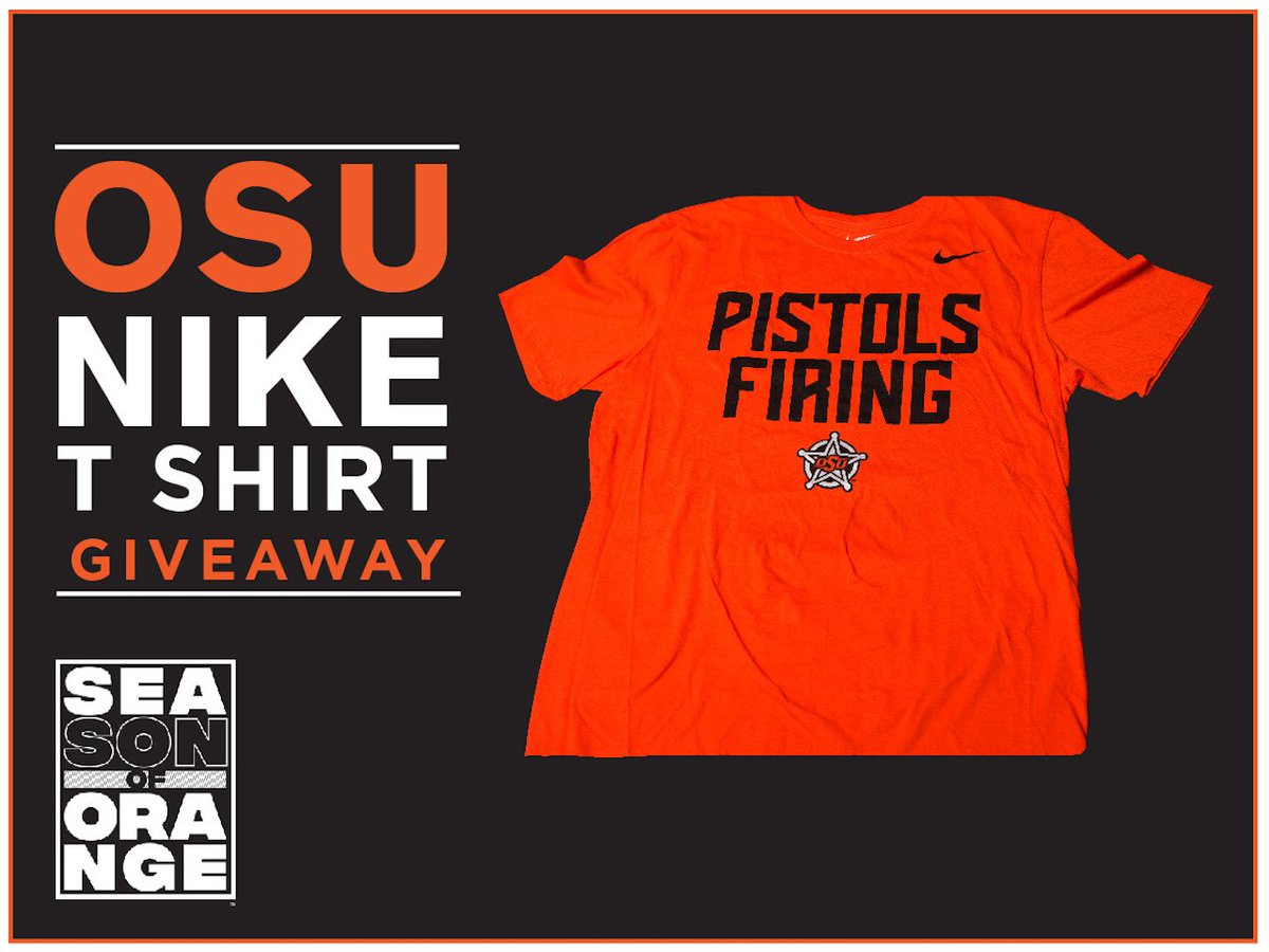 OSUGear's tweet photo. T-shirt Tuesday!! RT &amp; Like for a chance to win this #okstate @Nike fan tee. #GoPokes https://t.co/13JZWwaG1E https://t.co/oS31juqfSF