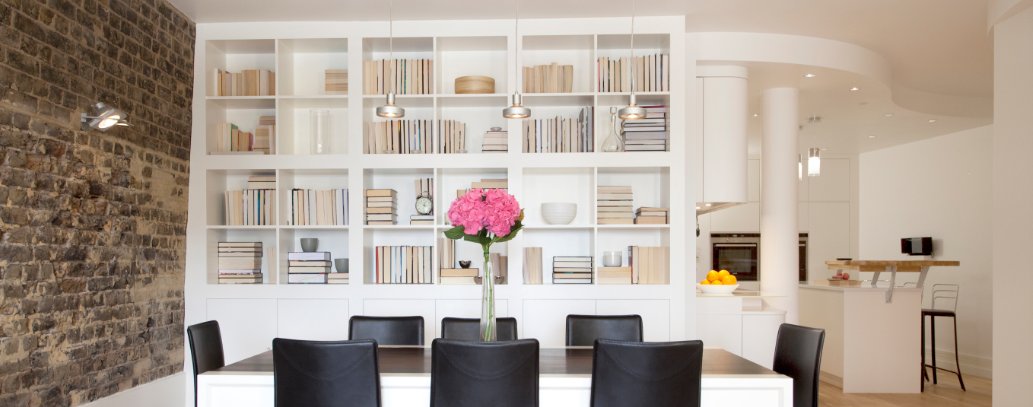 Increation's tweet photo. Interior style tip: turn every book around so the pages face forward to keep the look of your shelves #minimal &amp; neutral https://t.co/7s5Sf9YROM