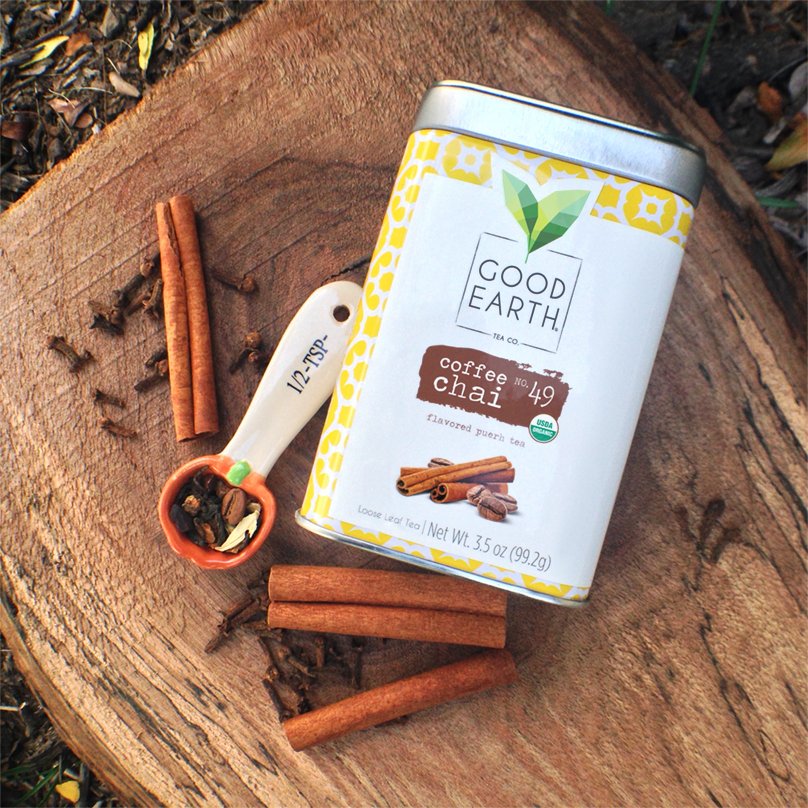 GoodEarthTea's tweet photo. All pumpkin'd out? Give Coffee Chai a try! #AntiPSL ☕ #yass https://t.co/vFvqOCUDF2