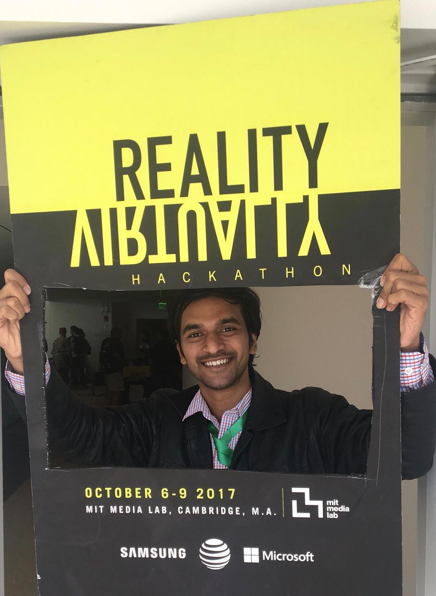 gautham_009's tweet photo. #atthack #sweepstakes #RealityVirtuallyHackathon @realityvrhack @medialab #vr #ar #hackthefuture https://t.co/mcEtF5Z4MJ
