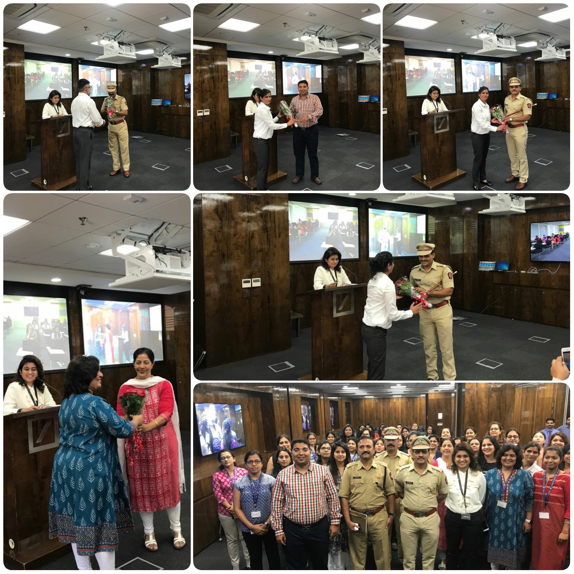 Pune Police On Twitter Buddycop Event At Deutsche Bank