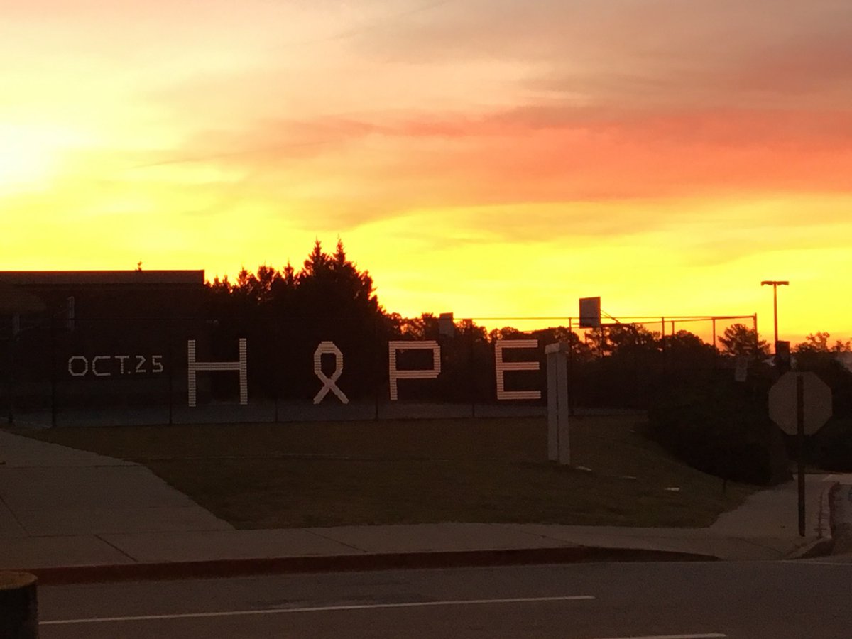 Pink Out Tomorrow!Wear pink.Bring $ &amp; donate.Raise awareness remember support those affected by breast cancer! #ammslions