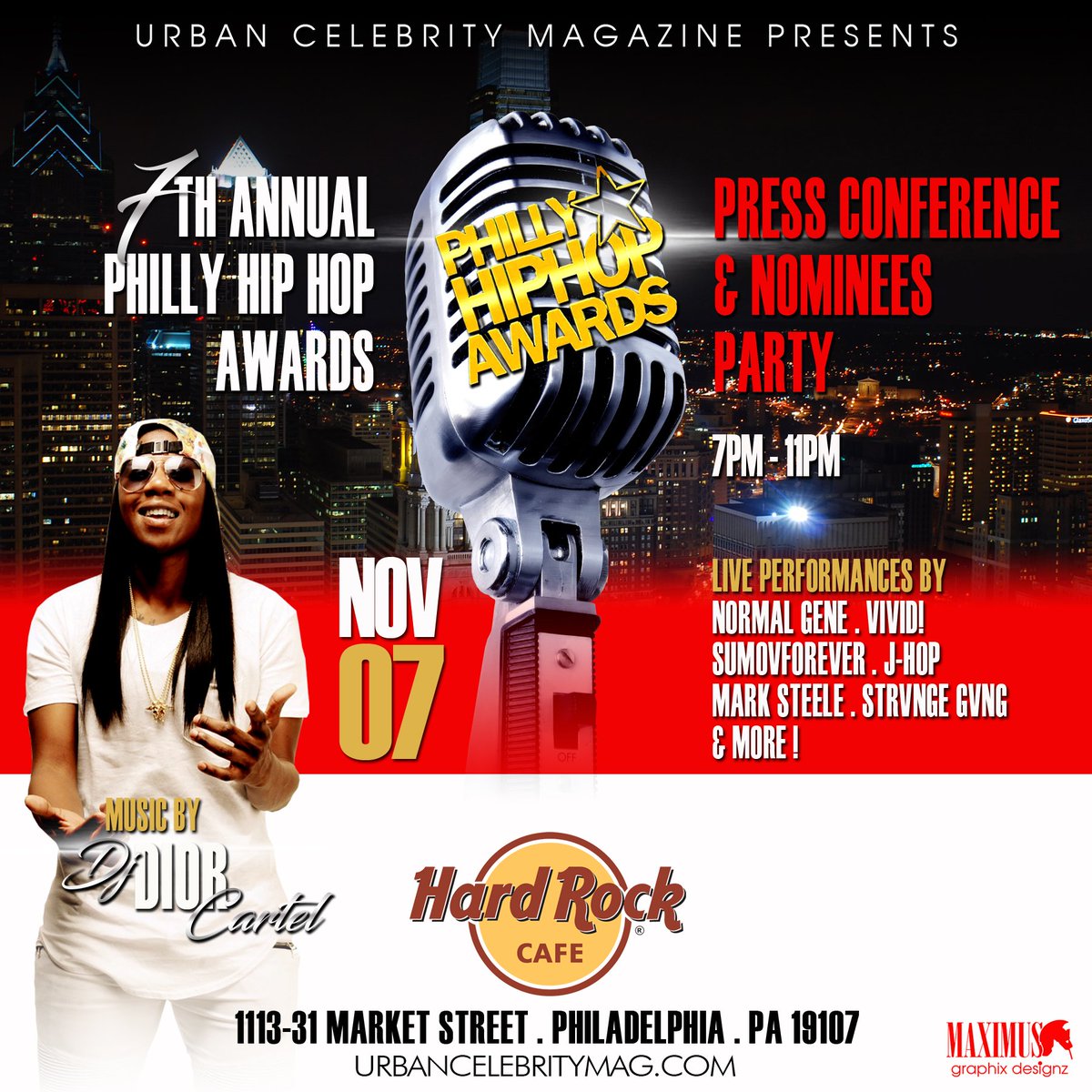 jimmydasaint1's tweet photo. Come out November 7th at 7pm. for the 7th annual Philly hip-hop awards press conference and nominee party at the HARD ROCK CAFE https://t.co/eBOpMeYSzx