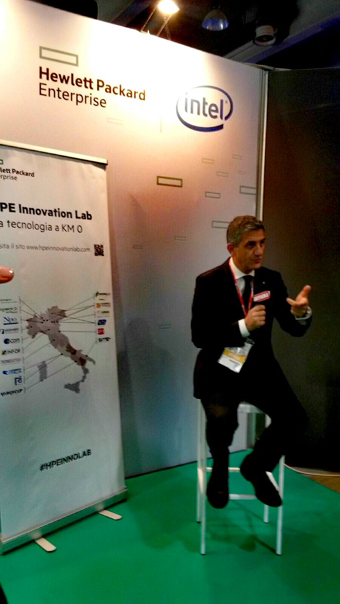 HPE_Italy's tweet photo. .@stefano_venturi ai microfoni di #Smau TV per parlare di #innovazione attraverso i #partner. #WeAreHPE @smaunotes #SmauMilano https://t.co/GZ3rocRVbr