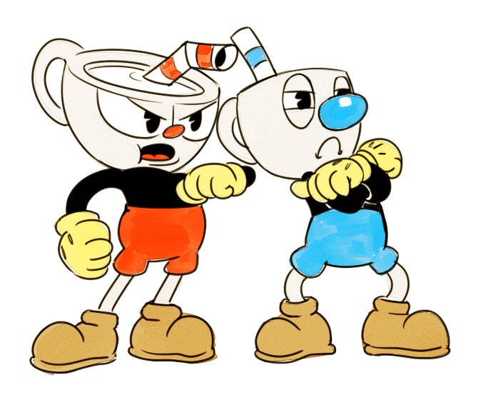 Some #Cuphead drawings 😄♡