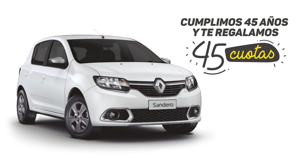PlanRomboCBA's tweet photo. ¿Ya tenés tus 45 #Cuotas?
Entra aquí 👉 https://t.co/OvIM8OY7uJ o consultanos.
#PlanRombo #Cordoba #Sandero #RenaultSandero https://t.co/4ElrIGrk19