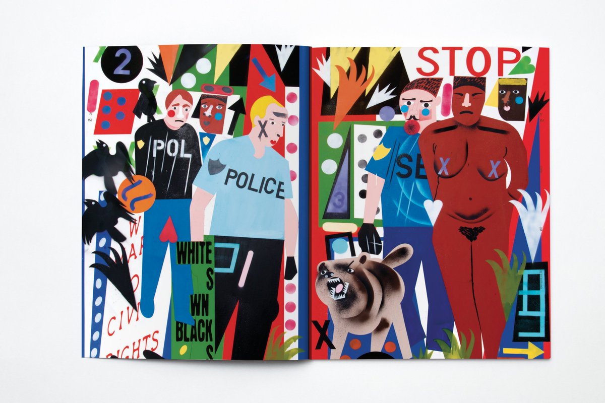 BoutiqueMags's tweet photo. 'Who' by Nina Chanel Abney for Parterre de Rois NO.5 #THEBLACKISSUE.. https://t.co/fV6PcxSTZB https://t.co/zSPbciu0gv