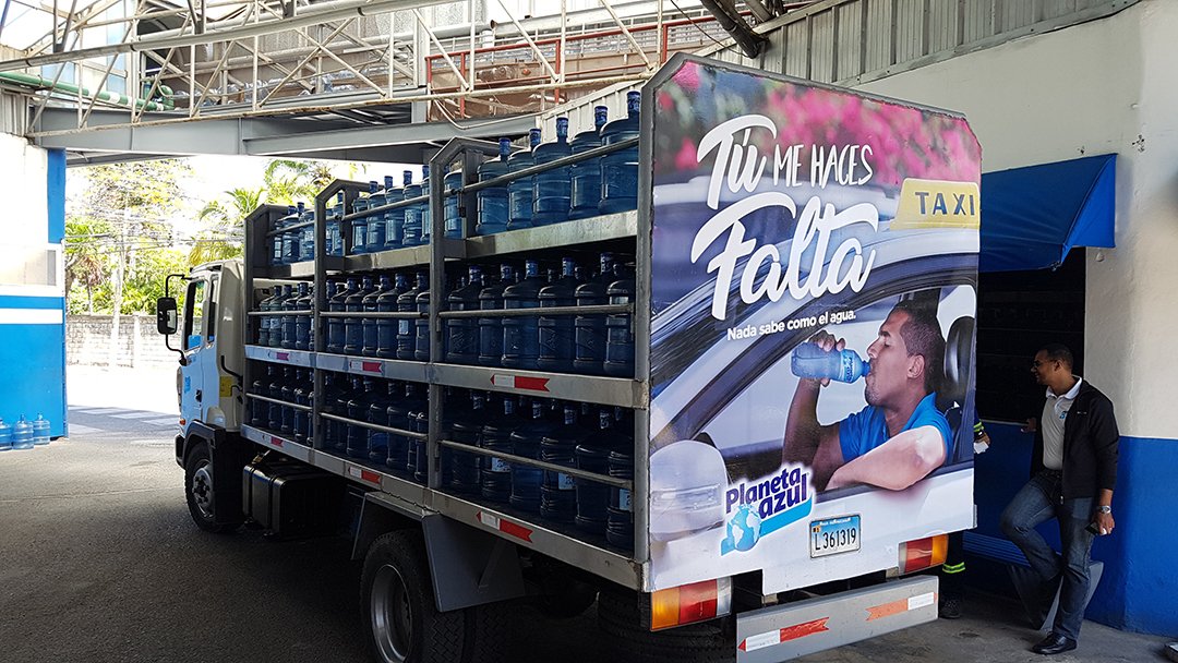 ¡Listos para llegar donde estés! #AguaPlanetaAzul
