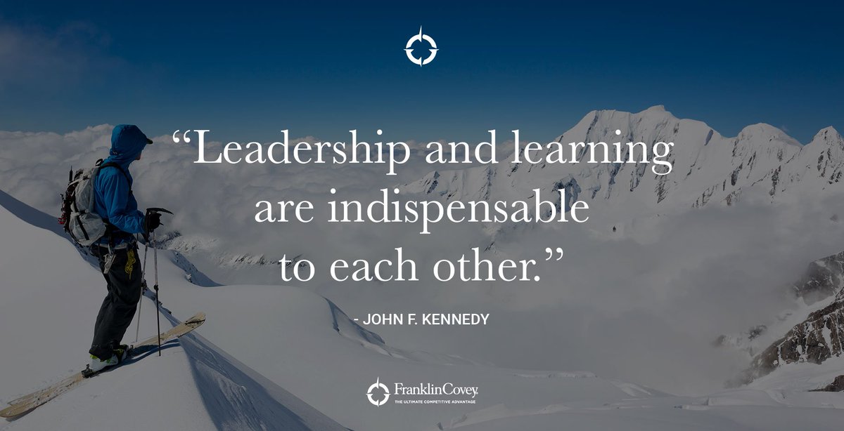 #QOTD "Leadership and learning are indispensable to each other." - John F. Kennedy
