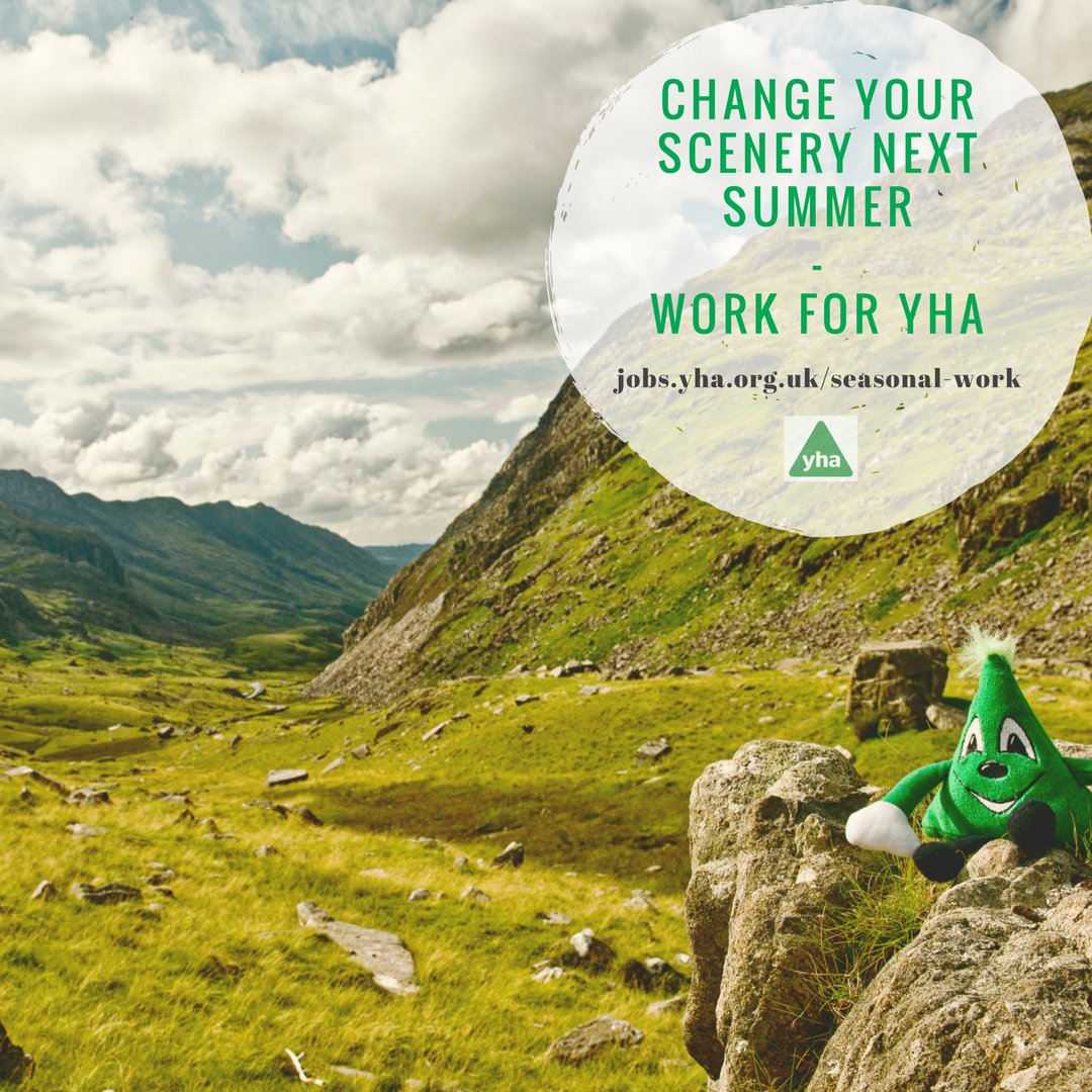 Change your scenery next summer... Work for YHA! For more information visit; fal.cn/tnNi #jobs #recruitment #work #wanted