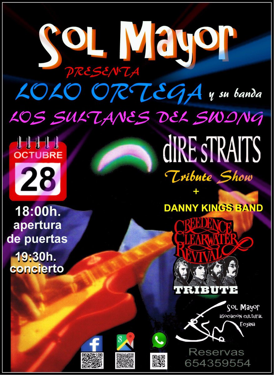 Este Sábado en Sol Mayor Asociación cultural Ecijana conciertazo!