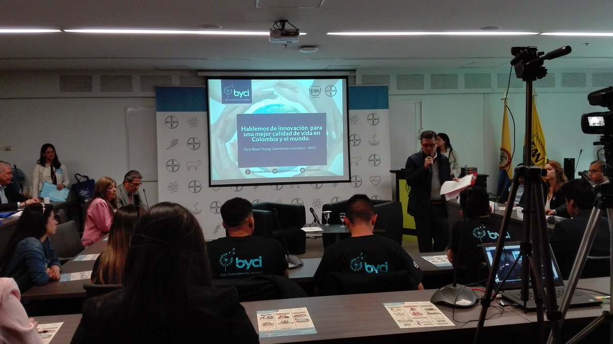 SIIPAR_EAN's tweet photo. Se da inicio al Foto Bayer Young Community Innovators. Sigue en vivo el evento https://t.co/q2WFUNvFCM https://t.co/4ZxeOup13Q