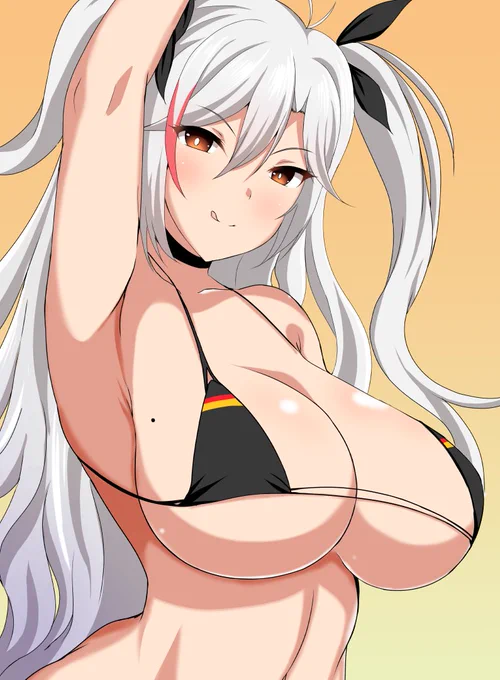 アズレンのオイゲンちゃんすこ特におっぱいのホクロが 