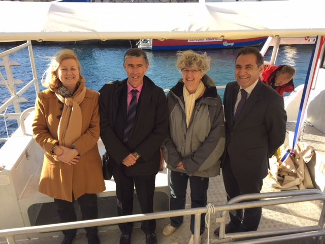 CNRSecologie's tweet photo. Inauguration hier à Marseille du navire l'#ASTROIDES, en présence de Stéphanie Thiébault, Directrice de l'@INEE_CNRS https://t.co/5vjeyB4oOl https://t.co/JD4oQ58fca