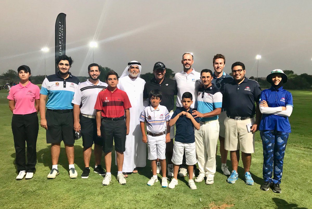 Great to have 2005 US Open Champ Michael Campbell give the National Jr Team a Q&amp;A Session &amp; Golf Clinic at <a href="/etpidubai/">ETPI Dubai</a> <a href="/jgegolf/">Jumeirah Golf Ests.</a>