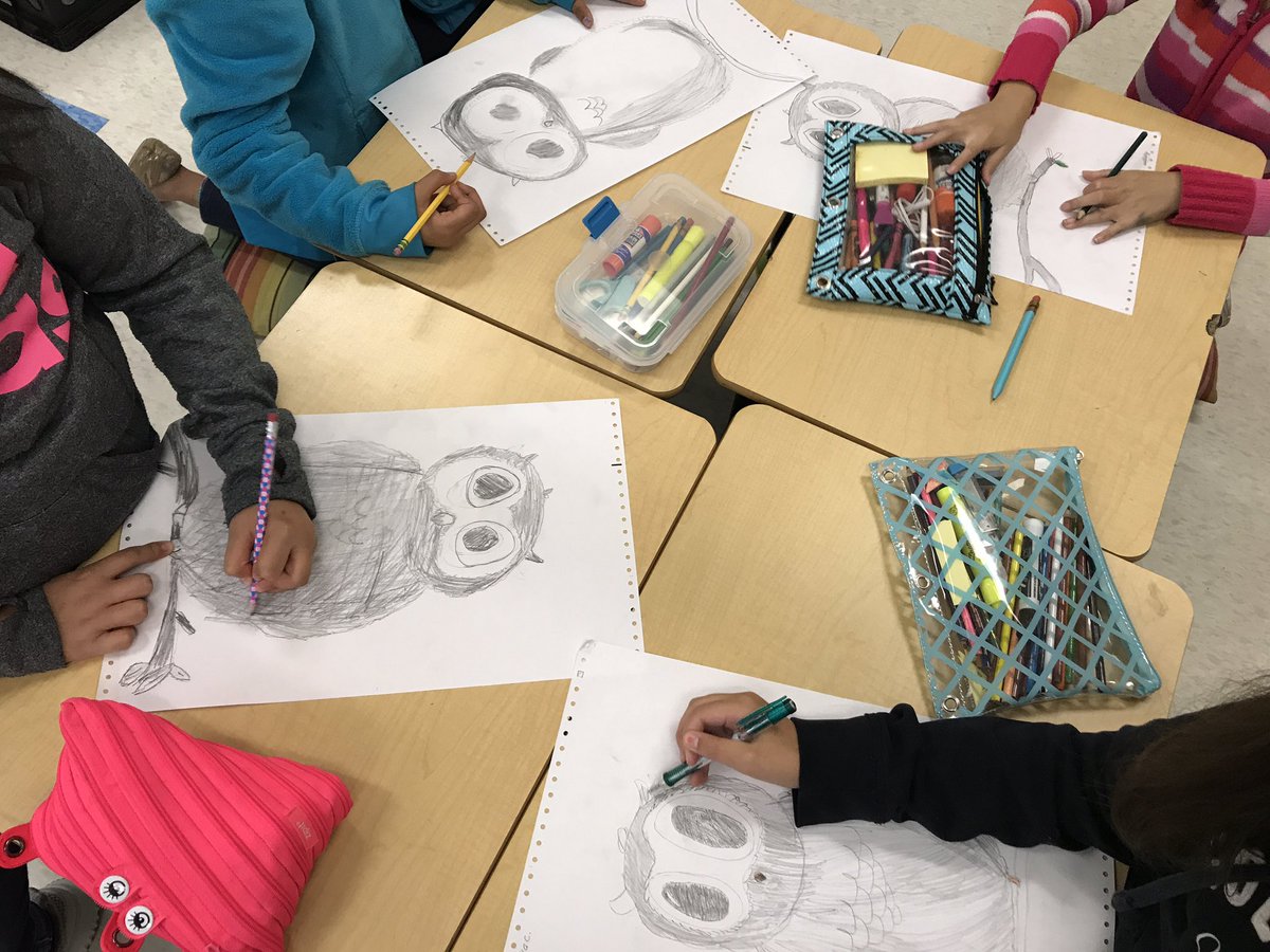 asant_7's tweet image. Learning to draw club @PoplinES_NC   #BetheBest @PoplinPrincipal  @PoplinAP