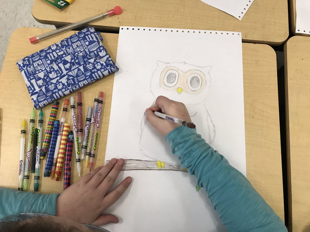 asant_7's tweet image. Learning to draw club @PoplinES_NC   #BetheBest @PoplinPrincipal  @PoplinAP