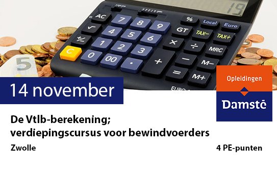 damsteopleiding's tweet image. Waar moeten bewindvoerders op letten? Tijdens de cursus leert u om zelf een goede Vtlb-berekening te maken bit.ly/2xjkw43 #bewind