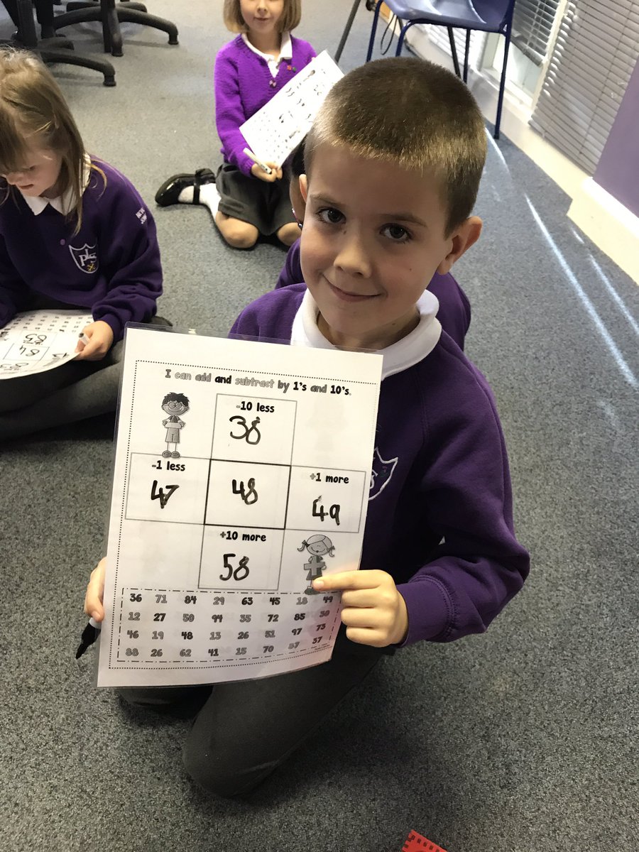 LangleesP4's tweet photo. Super numeracy work #10more10less #1more1less #bigmaths https://t.co/BysXFmhg9r