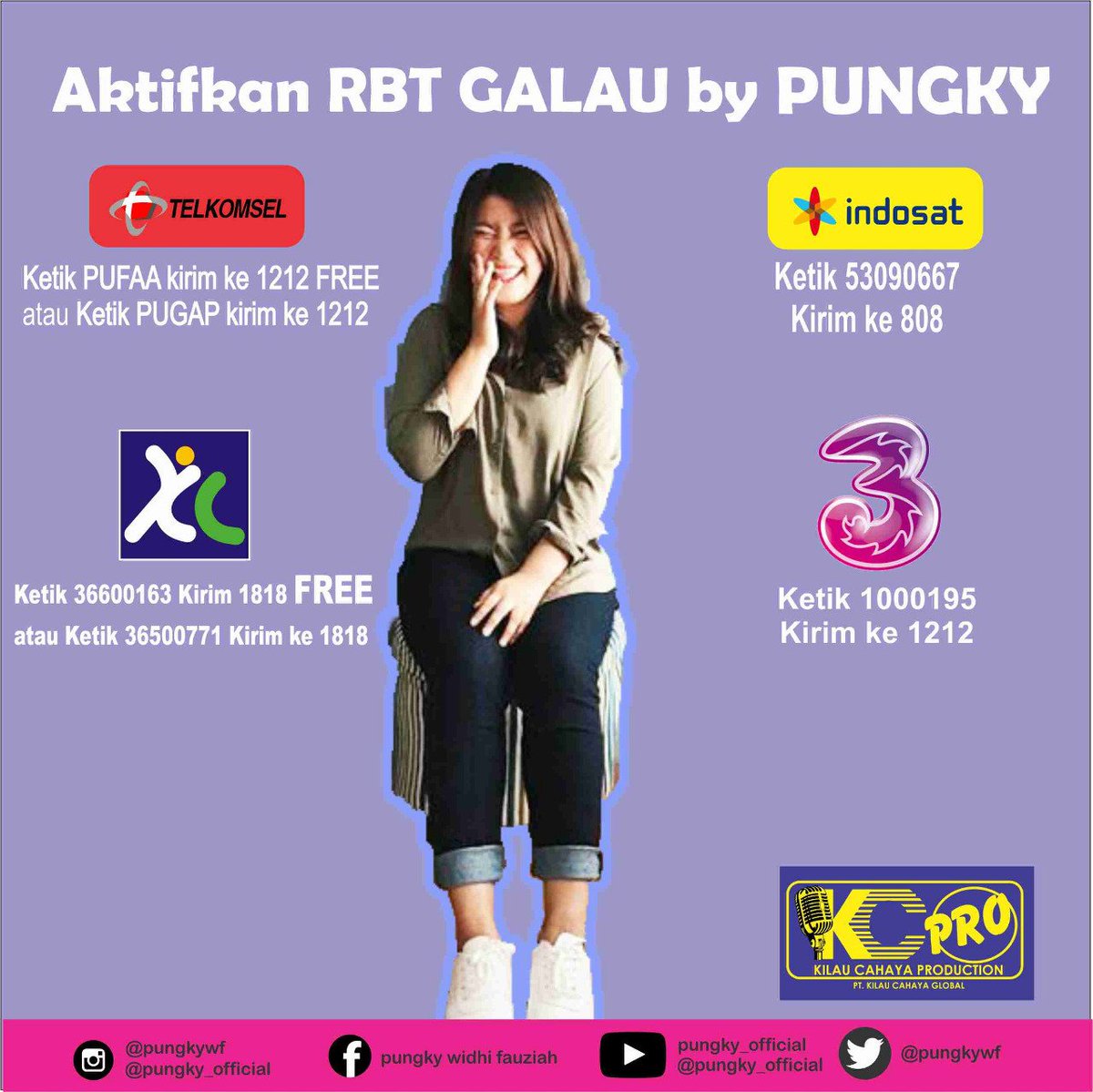 pungkywf's tweet photo. Yuuhu...Aktifkan RBT "Galau" Pungky yu... https://t.co/qp7nyfZgFx