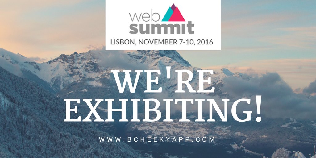 bcheekyapp's tweet photo. We're heading over to #Lisbon to exhibit at the best technology conference on the planet #WebSummit Give us a shout if you're attending! https://t.co/8hnc0nCtYS